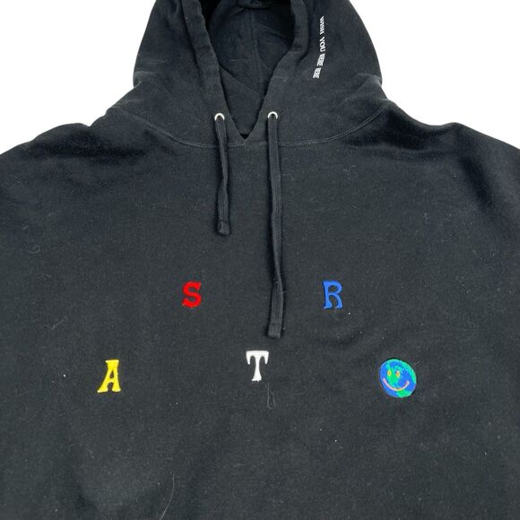 Travis Scott ASTROWORLD Wish You Were Here Scattered Hoodie XXL Cactus Jack - Picture 6 of 16